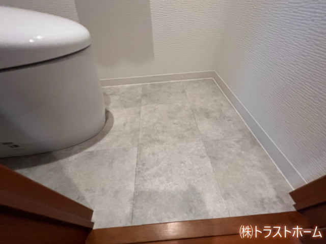 トイレリフォーム 床リフォーム後