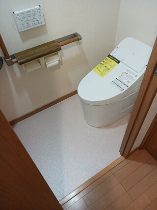 お掃除ラクラク＆エレガント空間！M様邸トイレリフォームのアフター画像