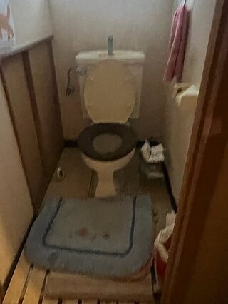 スタイリッシュで機能的なトイレ空間のビフォー画像