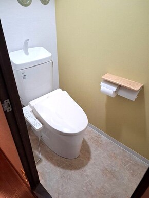 節水効果が絶大なトイレリフォームのアフター画像