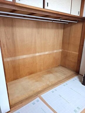 押し入れ中段撤去リフォームのアフター画像