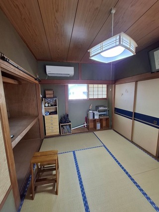 和の趣を残しつつ一新した、和室から洋室へのリフォームのビフォー画像