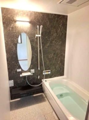 快適性とお掃除性を両立したバスルームのアフター画像