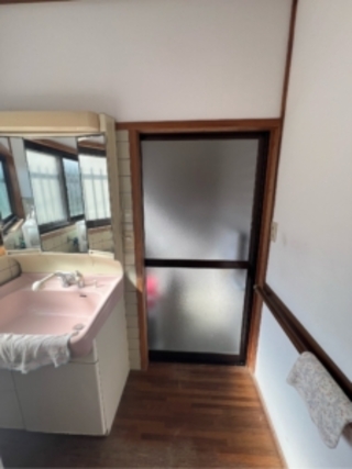 シンプルで使いやすい洗面空間にのビフォー画像