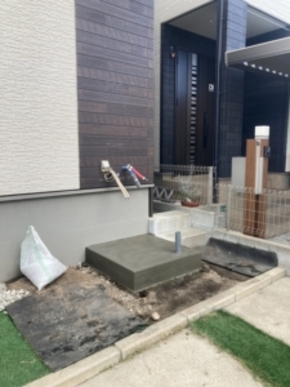 プロパンガスからエコキュートへ交換のビフォー画像